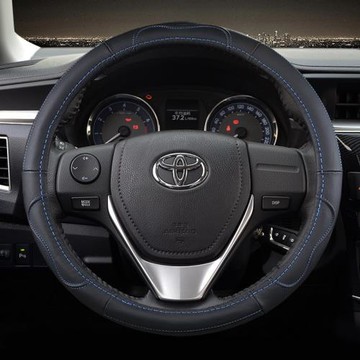方向盤套適用豐田卡羅拉雷凌威馳凱美瑞RAV4榮放致炫真皮把套四季