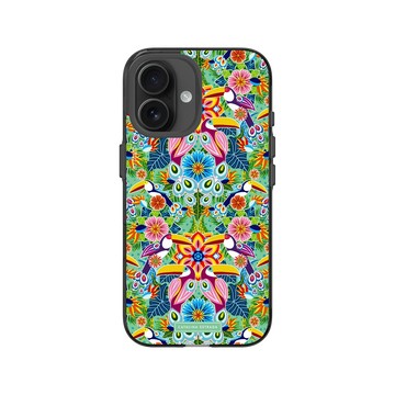 iPhone 16 Clear (相機按鈕) 酷墨灰 - Catalina Estrada - Toucan Jungle