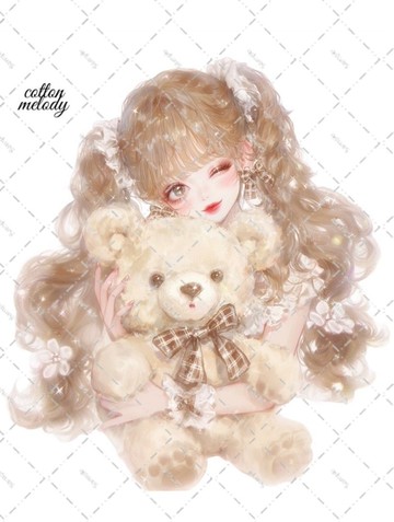 原創貼紙 no.7321 人物貼紙 原創貼紙 人物貼紙 女孩貼紙 原創人物貼紙