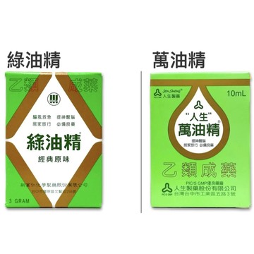 滿額免運 新萬仁 綠油精Green Oil 乙類成藥 人生製藥 萬油精