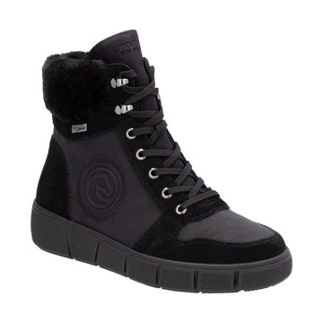 REMONTE BLACK CASUAL CLOSED LADIES MID HEIGHT BOOTS 黑色女款鞋子