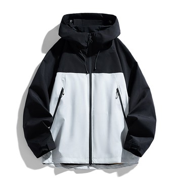 【HOT 本舖】男装【檔口現貨主推】情侶款風衣三防戶外登山衝鋒衣外套男女裝寬鬆休閒連帽外套上衣