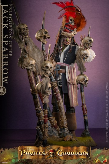 【預購】HOT TOYS DX48 神鬼奇航2：加勒比海盜 傑克 史派羅 佩雷哥斯托斯酋長款