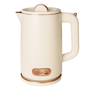歌林Kolin 1.8L不鏽鋼雙層防燙快煮壺/KPK-LN180