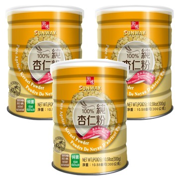 SUNWAY 鄉味 純杏仁粉  300g  3罐