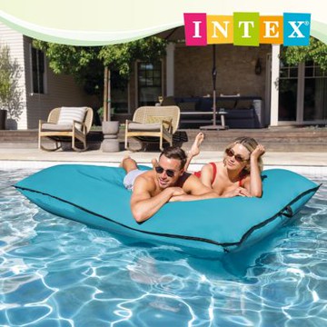 INTEX 懶洋洋豪華水上浮排床浮床/沙灘睡墊(198*157cm)-2色可選(56794EU)