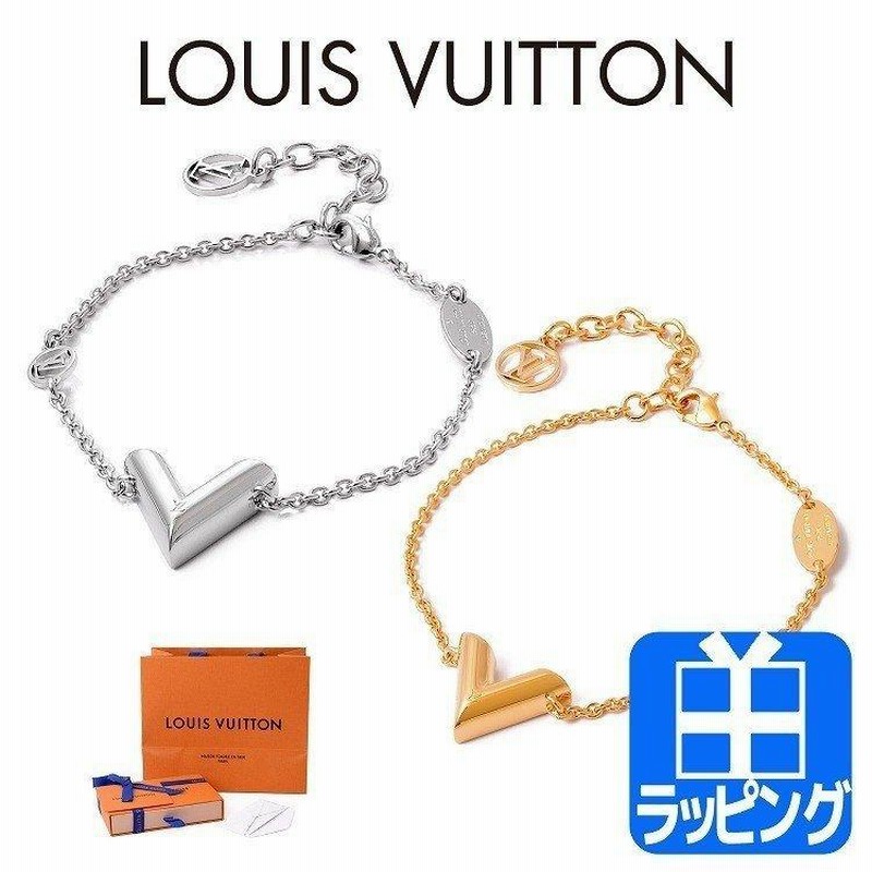 ルイヴィトン LOUIS VUITTON ブレスレット エセンシャル V ラッピング