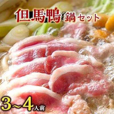 ふるさと納税 新温泉町 「但馬鴨」鴨鍋セット(小)3〜4人前