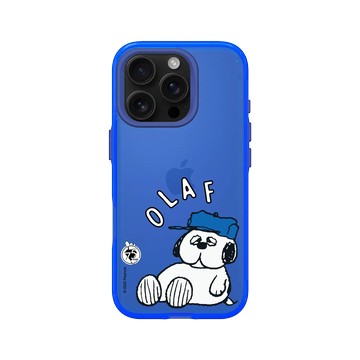 iPhone 16 Pro Clear 激光藍 - 史努比 Snoopy 75th Anniversary - 75週年-歐拉夫休息中