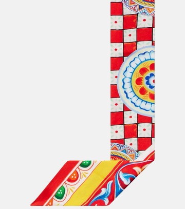 Dolce & Gabbana Carretto silk twill scarf