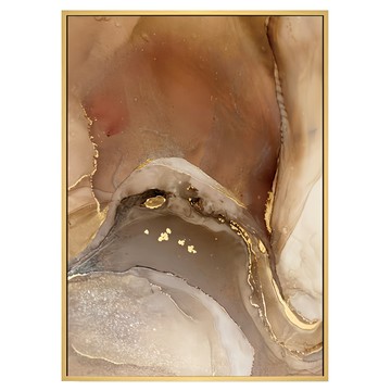 Boluo 菠蘿選畫所 緩流玫瑰  59.4 x 42cm  木色