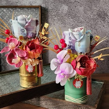 【OSTARA FLORIST 奧斯塔拉花藝】五行納財蘭竹有錢花(發)