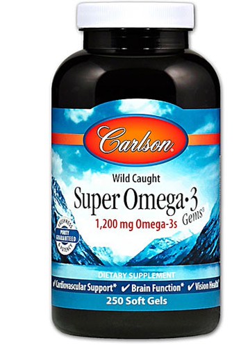 Carlson Super Omega-3 Gems 250 Softgels