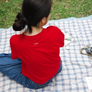 sweet nothing 暖紅短袖上衣