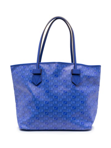 Moreau - medium Saint Tropez monogram tote bag - women - Canvas/Canvas - One Size - Blue