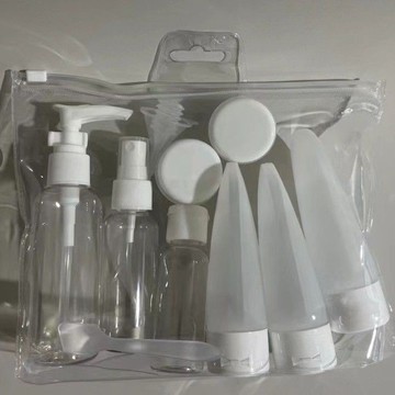 隔日💥旅行分裝瓶11件套裝化妝品噴霧爽膚水洗髮水沐浴露面霜乳液膏霜瓶