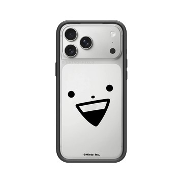 iPhone 17 Pro Max Mod NX -邊框背蓋組合 (相機按鈕) 黑 - Usagyuuun 小突兔 - 靜靜的看著你