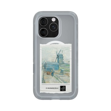iPhone 16 Pro AirX 流變灰 - Van Gogh Museum - 蒙馬特：風車和耕田