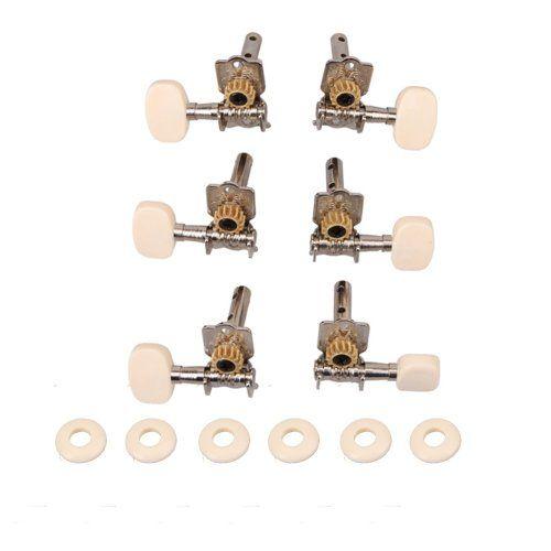 6ピース アコースティックギター 弦 Tuning Pegs 弦セット Machine Heads