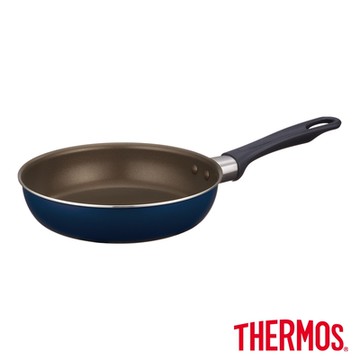 THERMOS膳魔師 羽量輕手不沾鍋單柄平底鍋20cm(KFI-020-NVY)