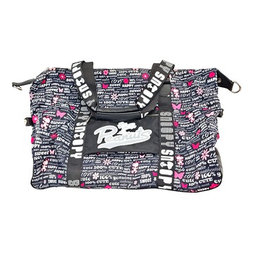 SNOOPY 史努比 休閒旅行袋  51 x 16 x 35cm  黑色