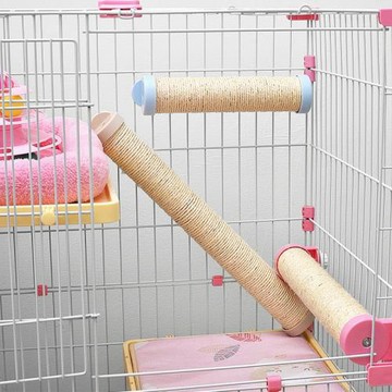 貓籠子搭配 立式劍麻貓抓柱子磨爪麻繩貓繩貓爬架貓玩具用品