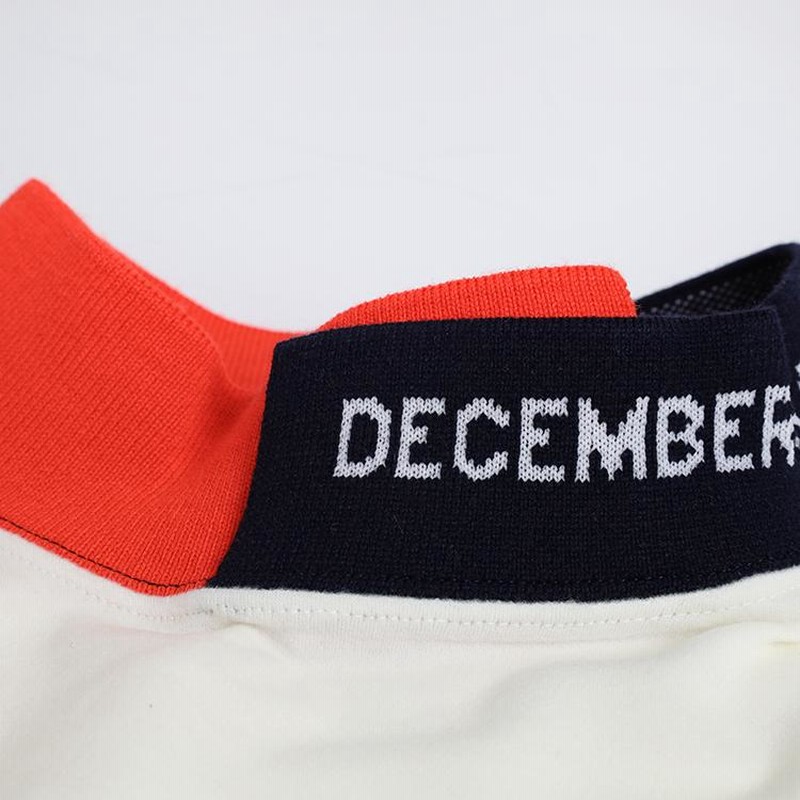 ディセンバーメイ　ゴルフウェア　メンズ　長袖シャツ　Lサイズ　トレーナー ディセンバーメイ ゴルフ モックシャツ メンズ 長袖 ハイネック