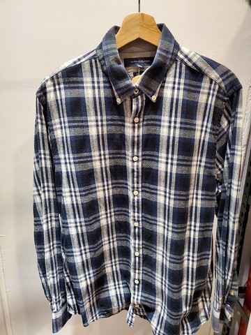 有禮貌穿搭 日本古著 tommyhilfiger 法蘭絨 格紋 長襯 f有禮貌穿