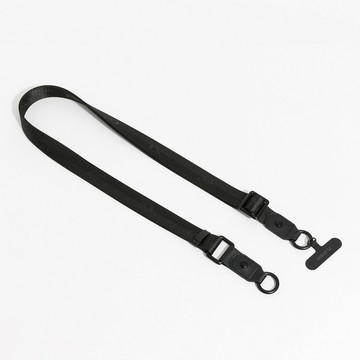 PLAYBOY - 手機掛繩背帶 - 黑色/552-6801-09-9