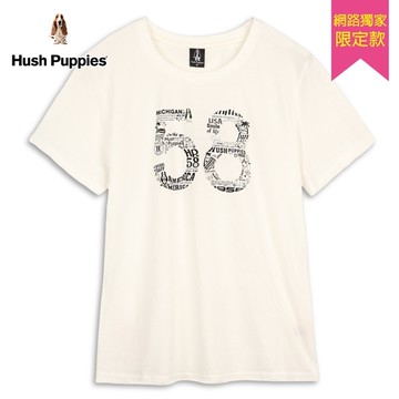 Hush Puppies T恤 女裝趣味塗鴉58復刻狗短袖T恤
