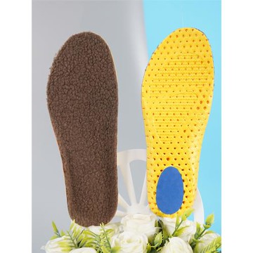 3雙裝 羊羔絨鞋墊柔軟毛絨鞋墊加厚冬天加絨保暖鞋墊百搭男女鞋墊