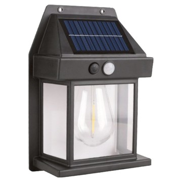 小麥購物 太陽能復古壁燈 經典款 C624 185g  黑色