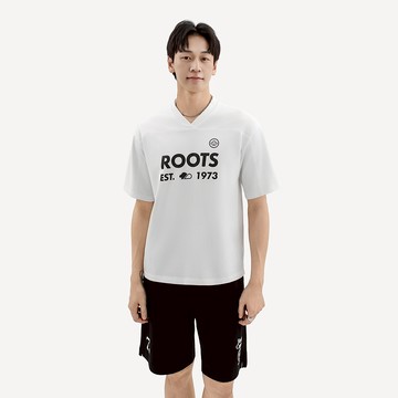 Roots 男裝-NOVA PARK ATHLETIC 短袖上衣 (白色)