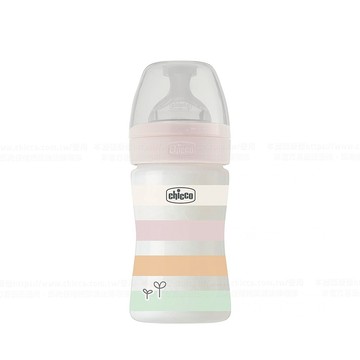 舒適哺乳-矽膠PP小奶瓶150ML(小單孔)-多色