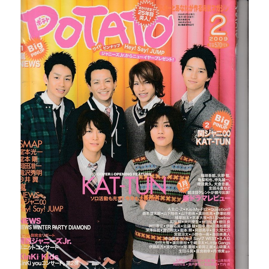 POTATO　ポテト　2009年2月号　雑誌