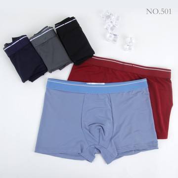 威妮 冰絲涼感 薄透彈力 男平口褲 501 內衣超市