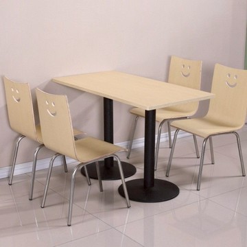 【台灣公司 可打統編】肯德基餐桌椅組合小吃店快餐桌椅面館食堂員工廠餐廳不銹鋼餐桌子 d8162