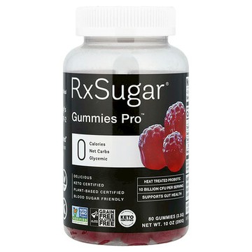 RxSugar, Gummies Pro™ 軟糖，80 粒