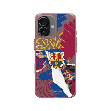 iPhone 17 Clear (相機按鈕) 晶醺玫 - FC Barcelona - Creative Collage