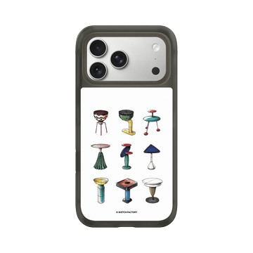 iPhone 17 Pro Max AirX 本質黑 - Sketch Factory - 檯燈素描