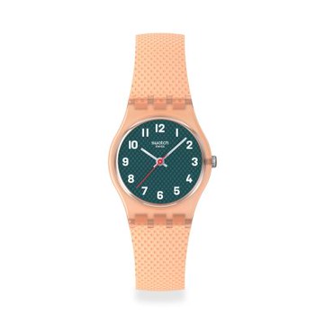 Swatch PEACHY WEAVE 經典手錶/女錶/瑞士製造 LO117 (25mm)