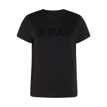 A.p.c. - Black Cotton T-shirt