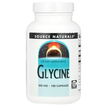Source Naturals, 甘氨酸，500 毫克，100 粒膠囊