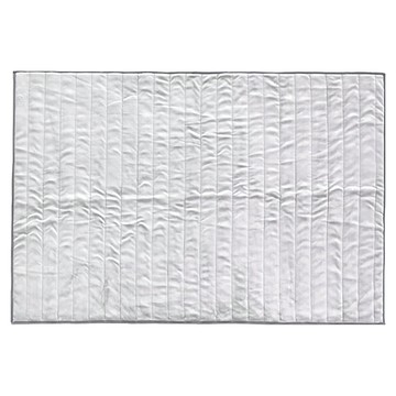 HOLA 和樂家居 WARM TOUCH石墨烯法蘭絨雙人沙發保潔墊  120 x 180 x 0.8cm  霧灰色