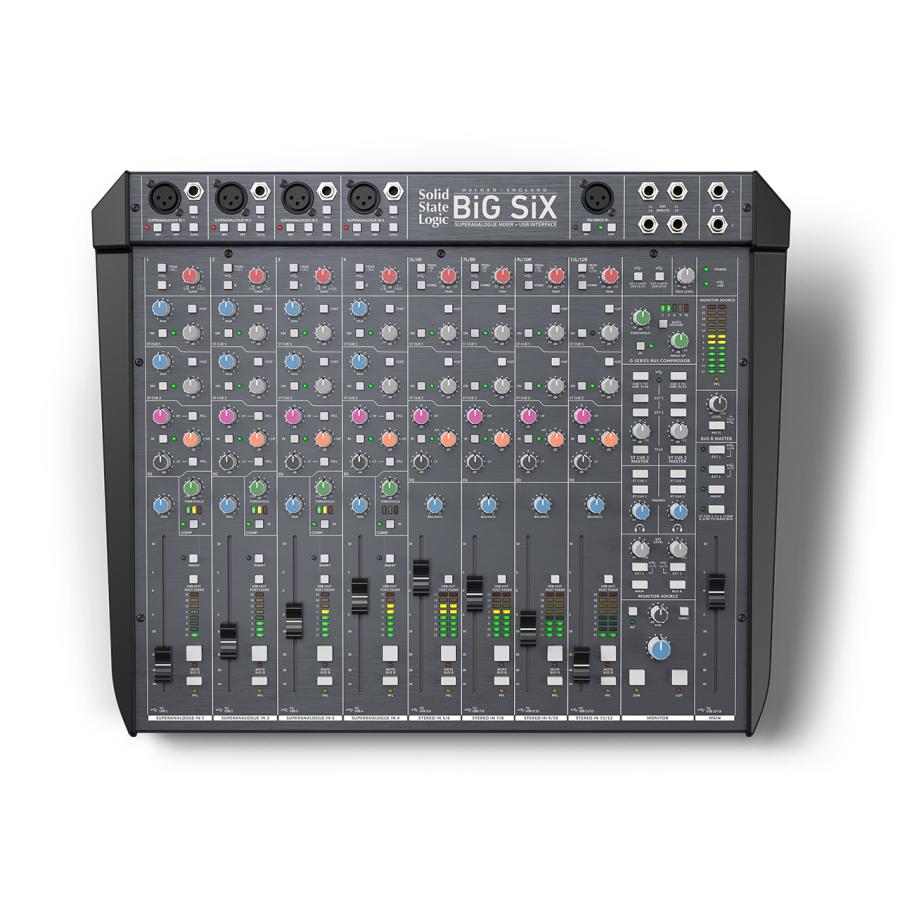 SSL BiG SiX USBオーディオインターフェイス内蔵アナログコンソール