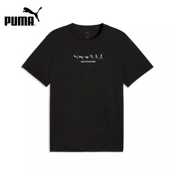 【PUMA】 跑步系列Run標語圖樣短袖T恤(M)_男性_52897301_歐規｜官方直營