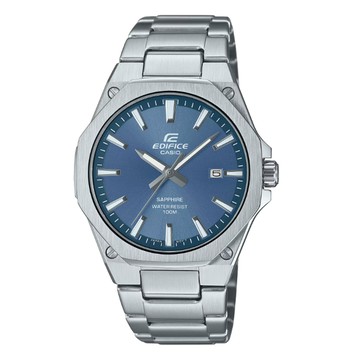 CASIO EDIFICE 輕薄系列八角手錶 藍 EFR-S108D-2A_39.9mm