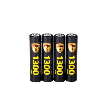 KOTSURU 【8馬赫】4號/AAA 恆壓可充式 1.5V鋰電池 全新特大能量 1300mWh 4入