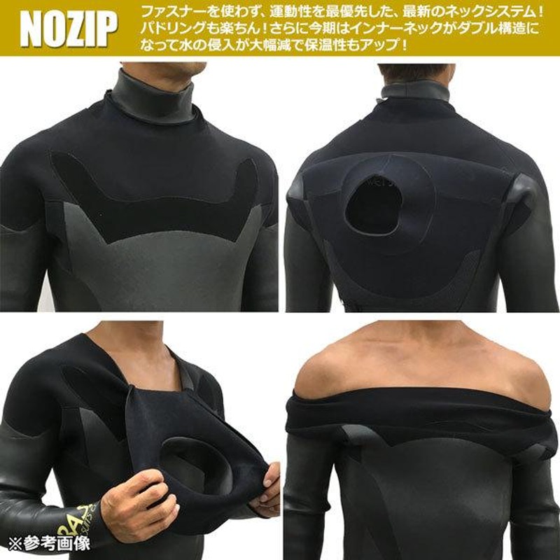 ウェットスーツ セミドライ 21-22 RASH ラッシュ MT NOZIP 5/3.5mm DRK