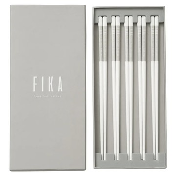 NEOFLAM 台灣原廠公司貨 FIKA系列 陶瓷筷  5雙筷子  白色  1組